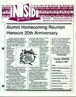 Inside Douglas College, October 3, 1989