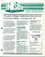 Inside Douglas College, October 17, 1989